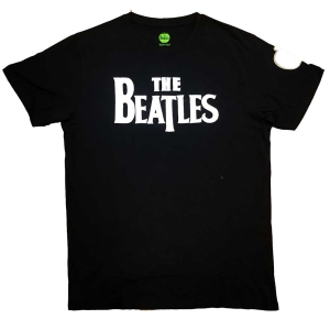 The Beatles - Drop T Logo App Slub Uni Bl  2 in the group MERCHANDISE / T-shirt / Pop-Rock at Bengans Skivbutik AB (5526989)
