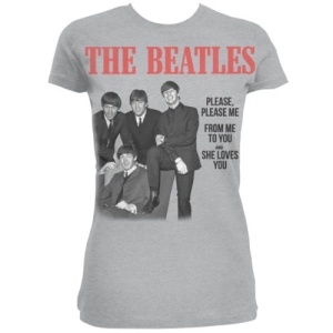 The Beatles - Please Please Me Lady Grey    in the group MERCHANDISE / T-shirt / Pop-Rock at Bengans Skivbutik AB (5527343)