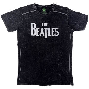The Beatles - Drop T Logo Snow Wash Uni Bl    in the group MERCH / T-Shirt /  at Bengans Skivbutik AB (5527446r)