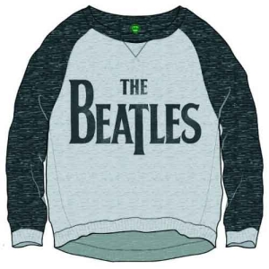 The Beatles - Drop T Logo Lady Grey/Char Sw   in the group MERCH / T-Shirt /  at Bengans Skivbutik AB (5527452r)