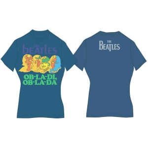 The Beatles - Vtge Ob La Di Lady Navy    in the group MERCH / T-Shirt /  at Bengans Skivbutik AB (5527455r)