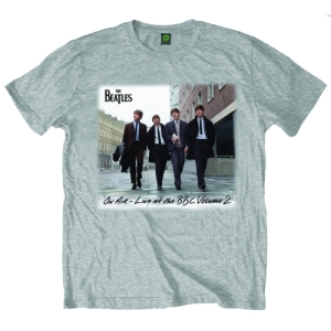 The Beatles - On Air Uni Grey    in the group MERCH / T-Shirt /  at Bengans Skivbutik AB (5527768r)
