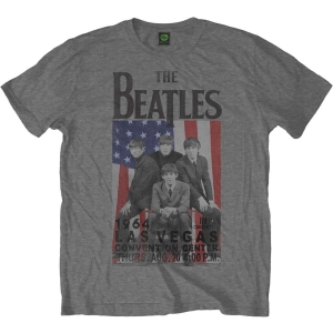 The Beatles - Flag/Vegas Uni Grey    in the group MERCH / T-Shirt /  at Bengans Skivbutik AB (5527770r)