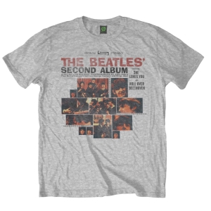 The Beatles - Second Album Uni Grey    in the group MERCH / T-Shirt /  at Bengans Skivbutik AB (5527773r)
