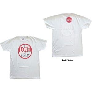 The Beatles - Vtge I Love The Beatles Uni Wht    in the group MERCH / T-Shirt /  at Bengans Skivbutik AB (5527777r)