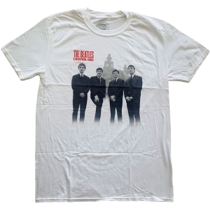 The Beatles - Beatles In Liverpool Uni Wht    in the group MERCH / T-Shirt /  at Bengans Skivbutik AB (5527783r)