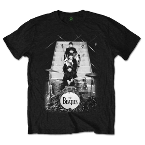 The Beatles - Stage Stairs Uni Bl    in the group MERCH / T-Shirt /  at Bengans Skivbutik AB (5527790r)