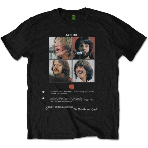 The Beatles - Let It Be 8 Track Uni Bl    in the group MERCH / T-Shirt /  at Bengans Skivbutik AB (5527818r)