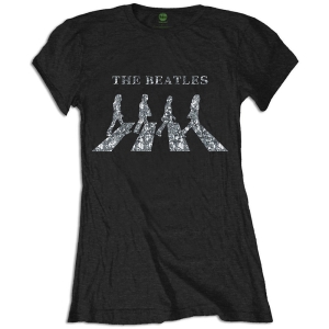 The Beatles - Crossing Diamante Lady Bl    in the group MERCH / T-Shirt /  at Bengans Skivbutik AB (5527823r)