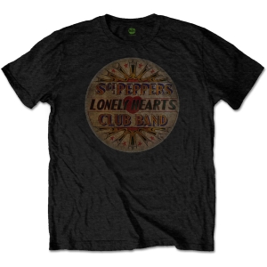 The Beatles - Vtge Drum Head Uni Bl    in the group MERCH / T-Shirt /  at Bengans Skivbutik AB (5528295r)