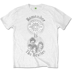 The Beatles - Remember Uni Wht    in the group MERCH / T-Shirt /  at Bengans Skivbutik AB (5528300r)