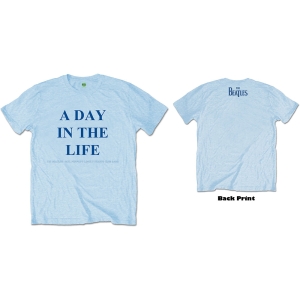The Beatles - A Day In The Life Uni Blue    in the group MERCH / T-Shirt /  at Bengans Skivbutik AB (5528315r)