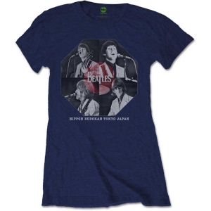 The Beatles - Budokan Octagon Lady Navy    in the group MERCH / T-Shirt /  at Bengans Skivbutik AB (5528332r)