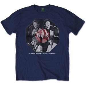 The Beatles - Budokan Octagon Uni Navy    in the group MERCH / T-Shirt /  at Bengans Skivbutik AB (5528333r)
