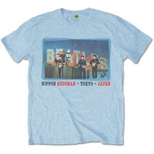 The Beatles - Nippon Budokan Uni Blue    in the group MERCH / T-Shirt /  at Bengans Skivbutik AB (5528335r)