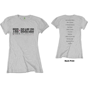 The Beatles - Budokan Set List Lady Grey    in the group MERCH / T-Shirt /  at Bengans Skivbutik AB (5528336r)