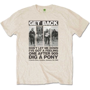 The Beatles - Rooftop Panels Uni Natrl    in the group MERCH / T-Shirt /  at Bengans Skivbutik AB (5528380r)
