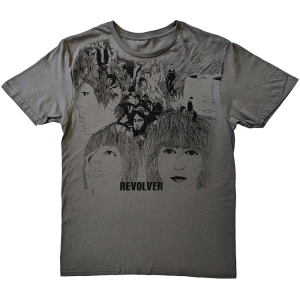The Beatles - Revolver Uni Grey     (S) in the group OTHER / -Start Tshirt at Bengans Skivbutik AB (5528606)