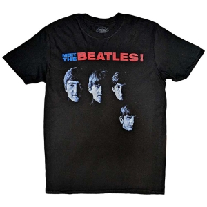 The Beatles - Meet The Beatles Uni Bl     (M) in the group OTHER / -Start Tshirt at Bengans Skivbutik AB (5528664)