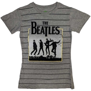 The Beatles - Leaping Gold Foil Striped Lady Grey    in the group Minishops / Beatles at Bengans Skivbutik AB (5528886)