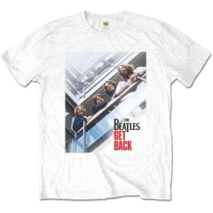 The Beatles - Get Back Poster Uni Wht    in the group MERCH / T-Shirt /  at Bengans Skivbutik AB (5528953r)