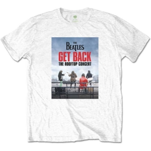The Beatles - Rooftop Concert Uni Wht    in the group MERCH / T-Shirt /  at Bengans Skivbutik AB (5528955r)