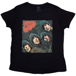 The Beatles - Rubber Soul Album Cover Lady Bl    in the group MERCH / T-Shirt /  at Bengans Skivbutik AB (5528971r)