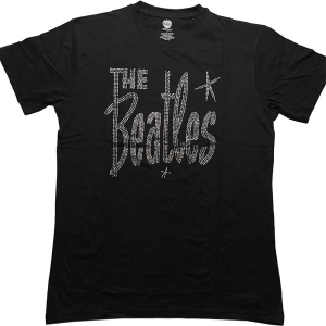 The Beatles - Retro Logo Diamante Uni Bl    in the group MERCH / T-Shirt /  at Bengans Skivbutik AB (5528980r)