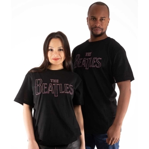 The Beatles - Drop T Embroidered Uni Bl    in the group MERCH / T-Shirt /  at Bengans Skivbutik AB (5528983r)