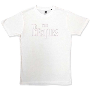 The Beatles - Drop T Embroidered Uni Wht    in the group MERCH / T-Shirt /  at Bengans Skivbutik AB (5528985r)