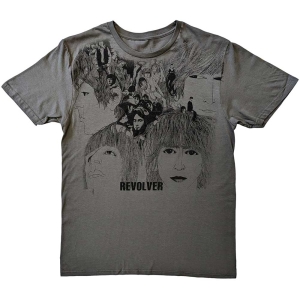The Beatles - Revolver Uni Grey    in the group MERCH / T-Shirt /  at Bengans Skivbutik AB (5528987r)