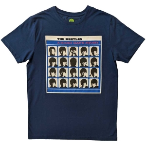 The Beatles - A Hard Day's Night Album Cover Uni Denim in the group MERCH / T-Shirt /  at Bengans Skivbutik AB (5529014r)