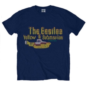 The Beatles - Nothing Is Real Uni Navy    in the group MERCH / T-Shirt /  at Bengans Skivbutik AB (5529017r)