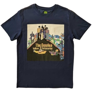 The Beatles - Yellow Submarine Album Cover Uni Denim   in the group MERCH / T-Shirt /  at Bengans Skivbutik AB (5529018r)
