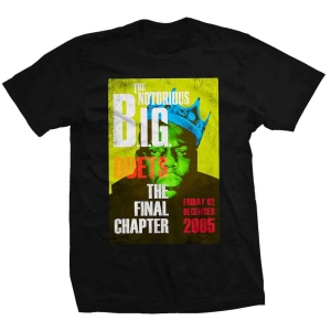 Biggie Smalls - Final Chapter Uni Bl    in the group MERCHANDISE / T-shirt / Hip Hop-Rap at Bengans Skivbutik AB (5529259r)