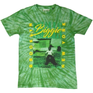 Biggie Smalls - 90'S Nyc Uni Green Dip-Dye    in the group MERCHANDISE / T-shirt / Hip Hop-Rap at Bengans Skivbutik AB (5529454r)