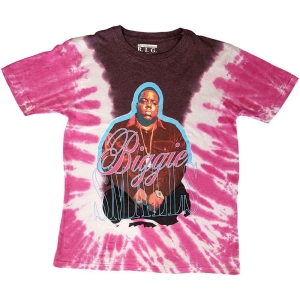 Biggie Smalls - Neon Glow Uni Pink Dip-Dye    in the group MERCHANDISE / T-shirt / Hip Hop-Rap at Bengans Skivbutik AB (5529455r)