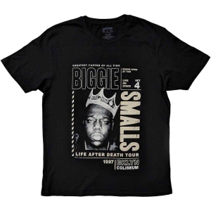 Biggie Smalls - Life After Death Tour Uni Bl    in the group MERCHANDISE / T-shirt / Hip Hop-Rap at Bengans Skivbutik AB (5529457r)