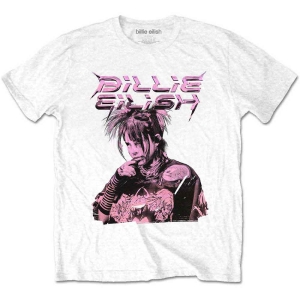 Billie Eilish - Purple Illustration Uni Wht    in the group MERCH / T-Shirt /  at Bengans Skivbutik AB (5529476r)
