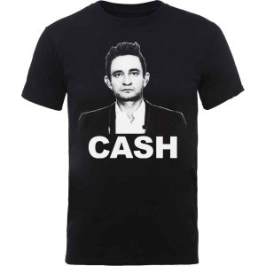 Johnny Cash - Straight Stare Uni Bl  1 in the group MERCHANDISE / T-shirt / Country at Bengans Skivbutik AB (5529486)