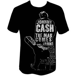 Johnny Cash - Man Comes Around Uni Bl    in the group MERCHANDISE / T-shirt / Country at Bengans Skivbutik AB (5529793r)
