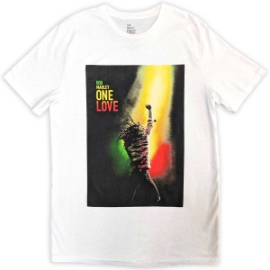 Bob Marley - One Love Movie Poster Uni Wht    in the group MERCHANDISE / T-shirt / Reggae at Bengans Skivbutik AB (5530196r)