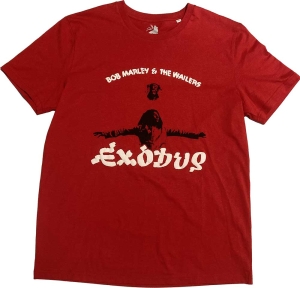 Bob Marley - Exodus Arms Outstretched Uni Red    in the group MERCHANDISE / T-shirt / Reggae at Bengans Skivbutik AB (5530197r)