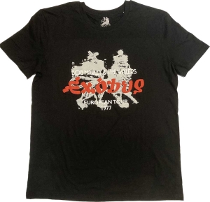 Bob Marley - Exodus European Tour '77 Uni Bl    in the group MERCHANDISE / T-shirt / Reggae at Bengans Skivbutik AB (5530201r)