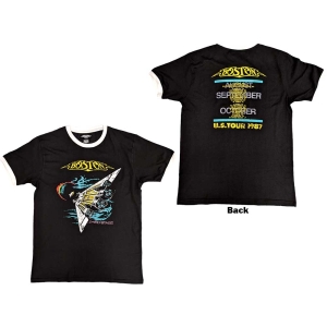 Boston - Us Tour '87 Ringer Uni Bl    in the group MERCH / T-Shirt /  at Bengans Skivbutik AB (5530214r)