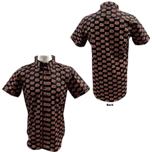 David Bowie - World Tour Logo Pattern Uni Bl Shirt:  in the group MERCH / T-Shirt /  at Bengans Skivbutik AB (5530230r)