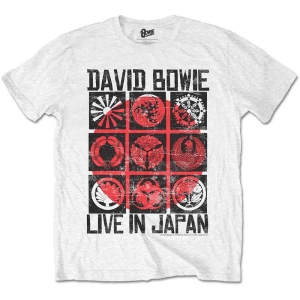David Bowie - Live In Japan Uni Wht  1 in the group MERCH / T-Shirt /  at Bengans Skivbutik AB (5530242r)