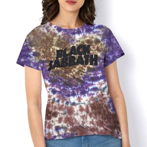 Black Sabbath - Wavy Logo Uni Purp Dip-Dye     (S) in the group MERCHANDISE / T-shirt / Heavy Metal at Bengans Skivbutik AB (5530561)