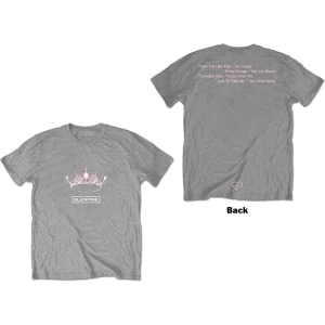 Blackpink - The Album - Crown Uni Grey    in the group MERCH / T-Shirt /  at Bengans Skivbutik AB (5530640r)