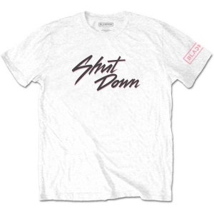 Blackpink - Shut Down Uni Wht    in the group MERCH / T-Shirt /  at Bengans Skivbutik AB (5530645r)